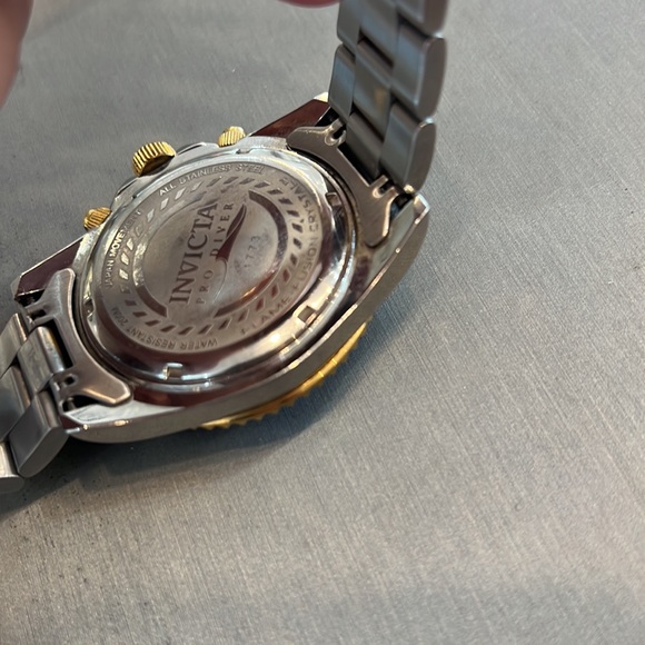 Invicta Watch Rolex Stye 1773BBB men's watch Two tone blue Dial watch stainless - Picture 3 of 4